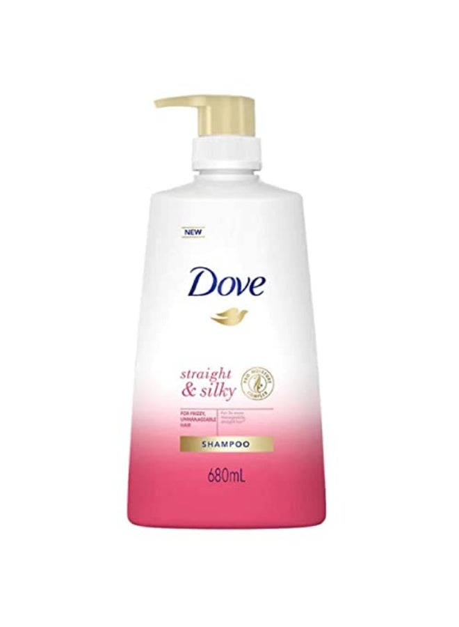 دوف شامبو دوف ستريت آند سيلكي للشعر المجعد الذي يصعب تصفيفه 680 مل - Image 1